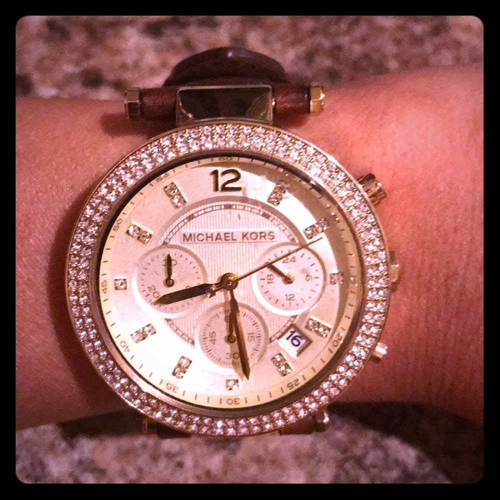 Brown Michale Kors watch